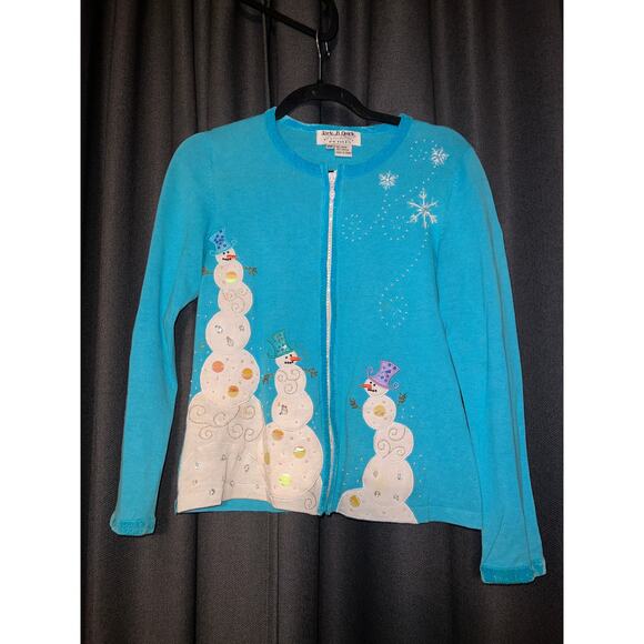 Ugly Christmas Sweater Xmas Cardigan Size Small - Picture 1 of 3